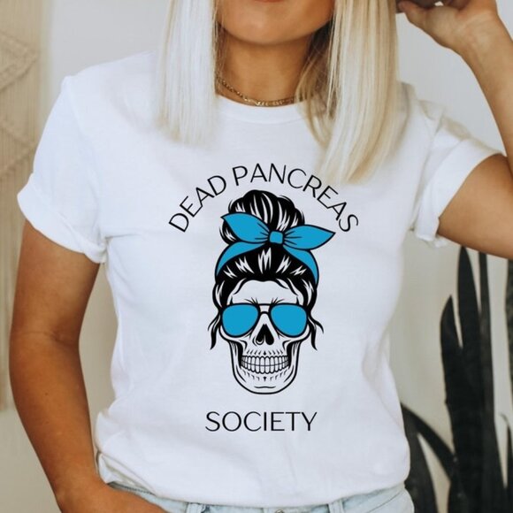 Unbranded Other - Dead Pancreas Society Shirt - Diabetic Halloween Tshirt